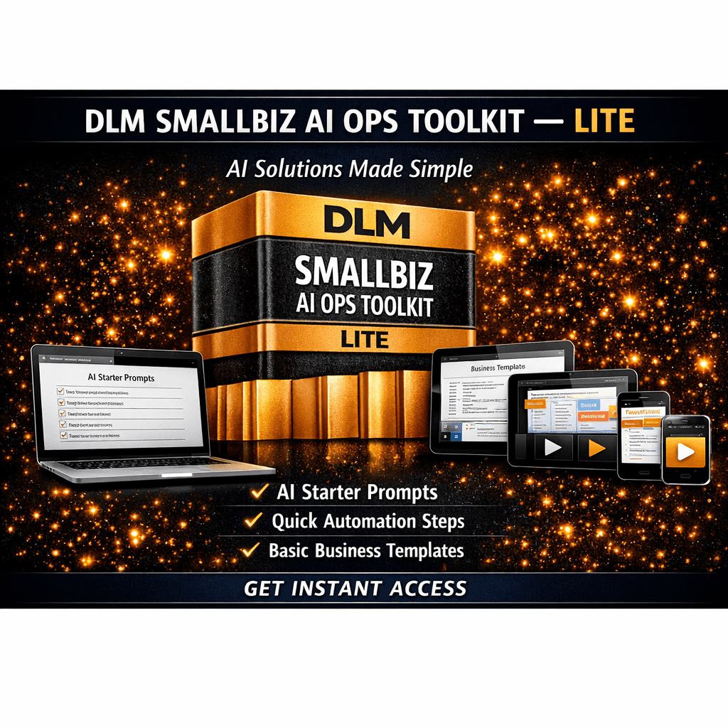 DLM SmallBiz AIOps Toolkit — Lite